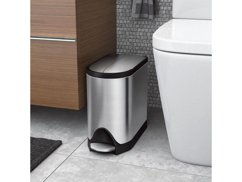 Simplehuman Treteimer CW1899 10 Liter, Silber