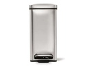 Simplehuman Treteimer CW1898CB 10 Liter, Silber