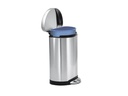 Simplehuman Treteimer CW1833 10 Liter, Silber, fingerprint-proof