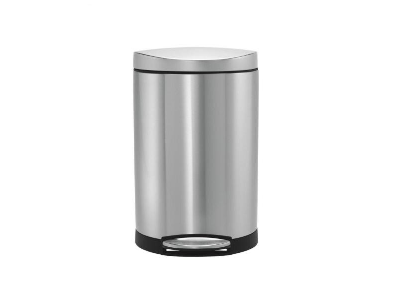 Simplehuman Treteimer CW1833 10 Liter, Silber, fingerprint-proof