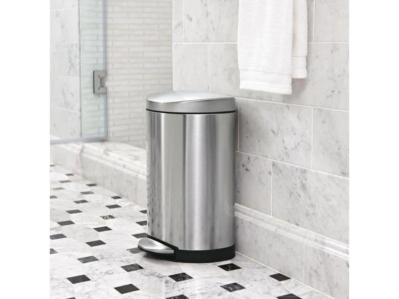 Simplehuman Treteimer CW1833 10 Liter, Silber, fingerprint-proof