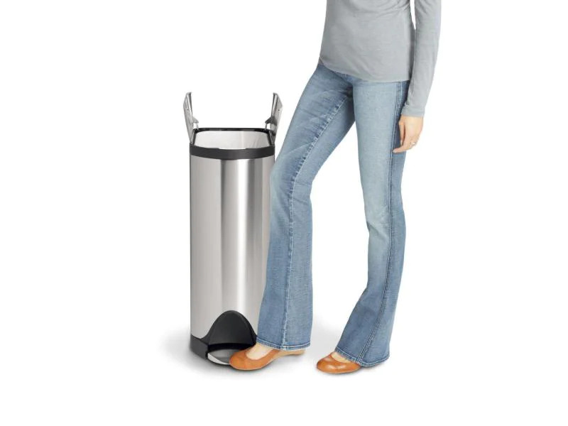 Simplehuman Treteimer CW1824 30 Liter, Silber
