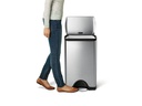 Simplehuman Treteimer CW1814 38 Liter, Silber
