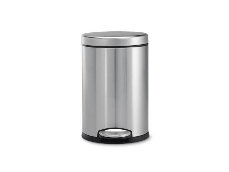 Simplehuman Treteimer 4.5 l, Silber matt