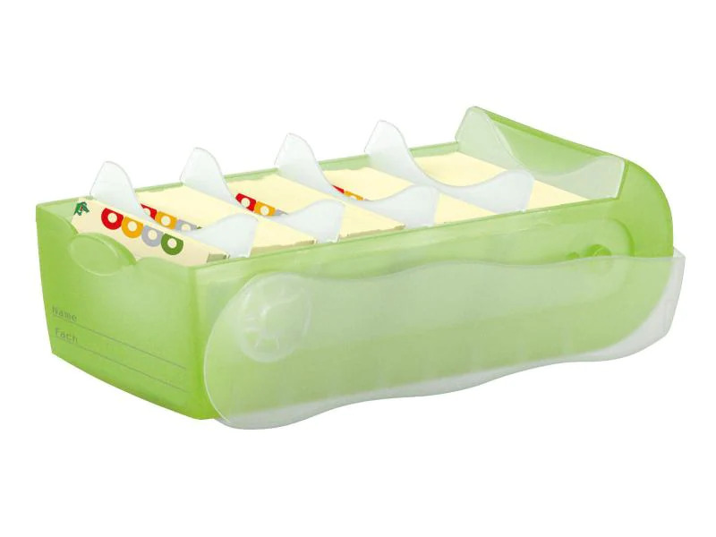 HAN Karteibox Croco A8 Grün