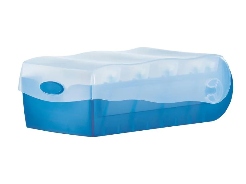 HAN Karteibox Croco A8, Blau