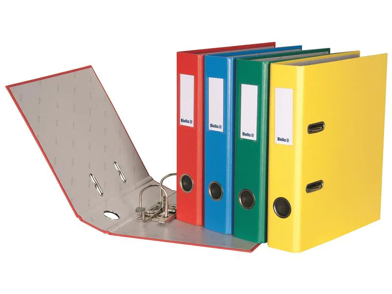 Biella Ordner Plasticolor A5 4 cm, Rot