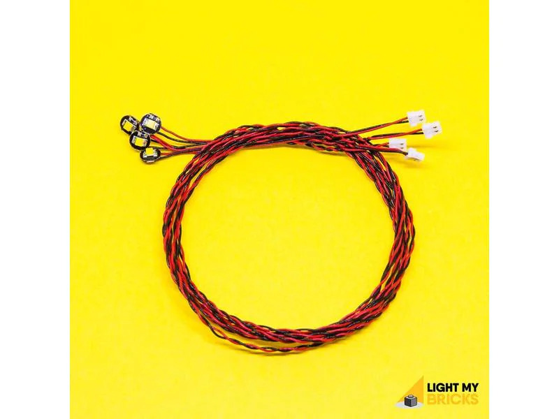 Light My Bricks Zubehör Light My Bricks Bit Lights Cool White 30 cm 4er Pack