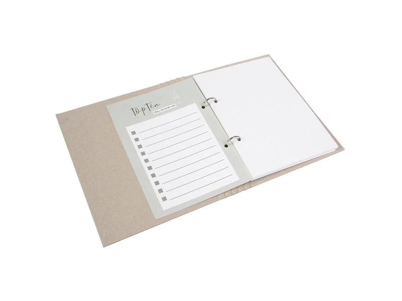 Goldbuch Ringbuch Bucket List , , Braun