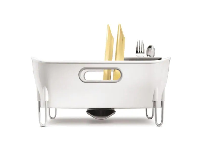 Simplehuman Abtropfgestell kompakt Weiss