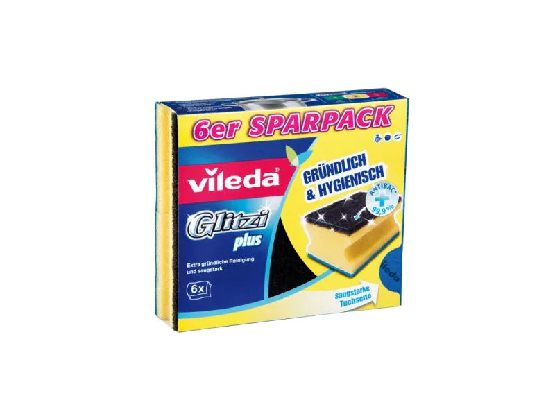 Vileda Karaffen- und Vasenreiniger Glitzi 6 Stück