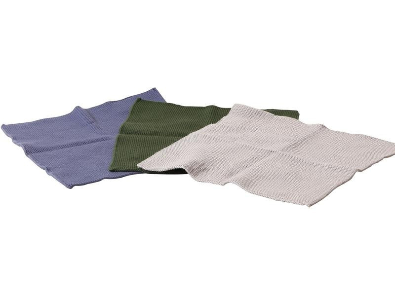 Esmée Reinigungstuch Set 3 Stück, Blau/Grau/Grün