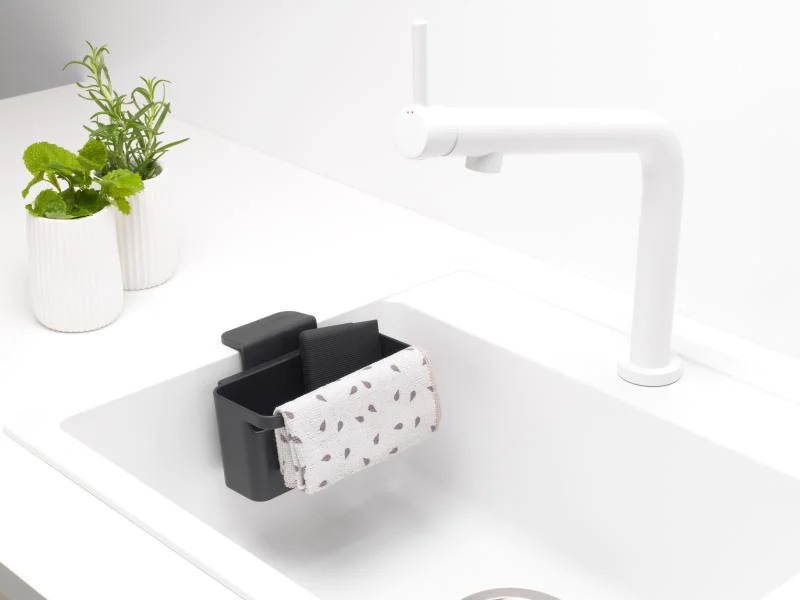Brabantia Spültrog-Organizer Dunkelgrau