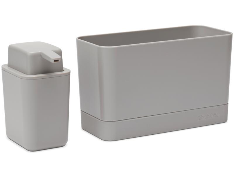 Brabantia Spültrog-Organizer Set, Grau