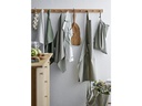 Södahl Geschirrtuch-Set Chambray Soft 2 Stück, Olivgrün/Weiss