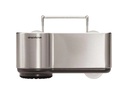 Simplehuman Spültroganhänger Caddy Edelstahl Silber