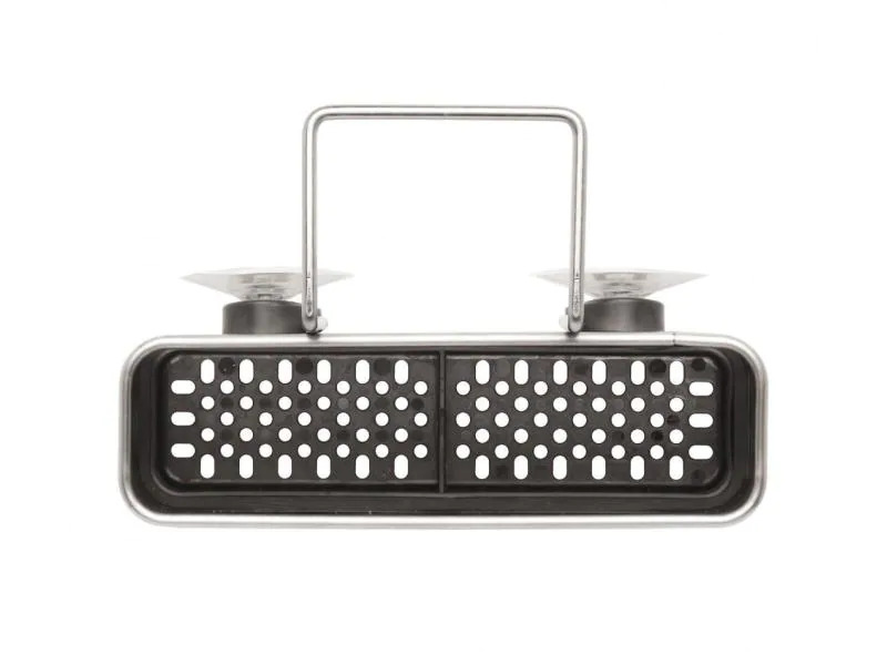 Simplehuman Spültroganhänger Caddy Edelstahl Silber