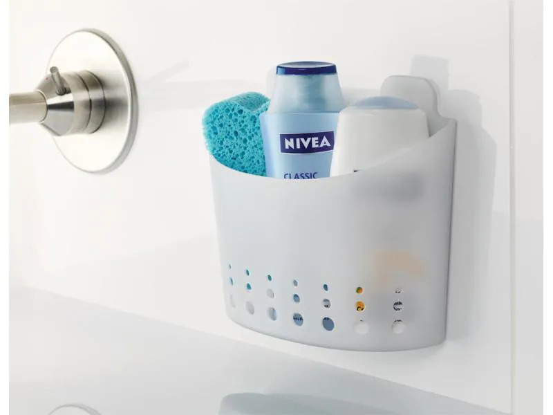 tesa Spültroganhänger Powerstrips WP Korb gross Weiss