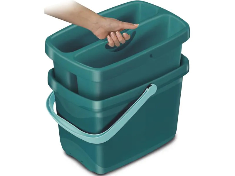 Leifheit Putzeimer Combi Box 2 l, Türkis
