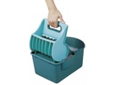 Leifheit Wischtuchpresse Profi Compact 8 l, Türkis