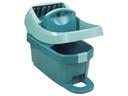 Leifheit Wischtuchpresse Profi XL 8 l, mit Rollen, Türkis