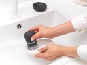 Brabantia Spülbürste mit Seifenspender Dunkelgrau