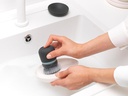 Brabantia Spülbürste mit Seifenspender Dunkelgrau