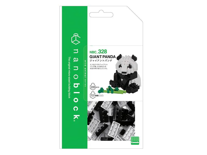 Nanoblock Bausteinmodell Mini Collection Panda Level 2