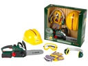Klein-Toys Handwerker BOSCH Kettensägen mit Zubehör