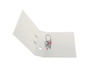 Herlitz Ordner MaX GREENline Ginkgo 8 cm, Grau