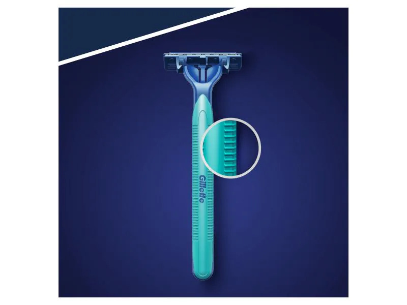Gillette Herrenrasierer Blue II Plus Slalom Einweg 10 Stück