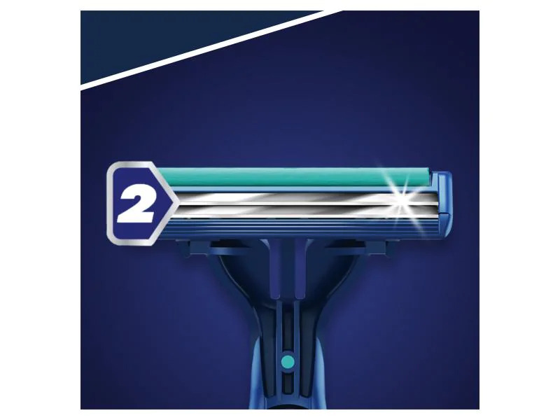 Gillette Herrenrasierer Blue II Plus Slalom Einweg 10 Stück