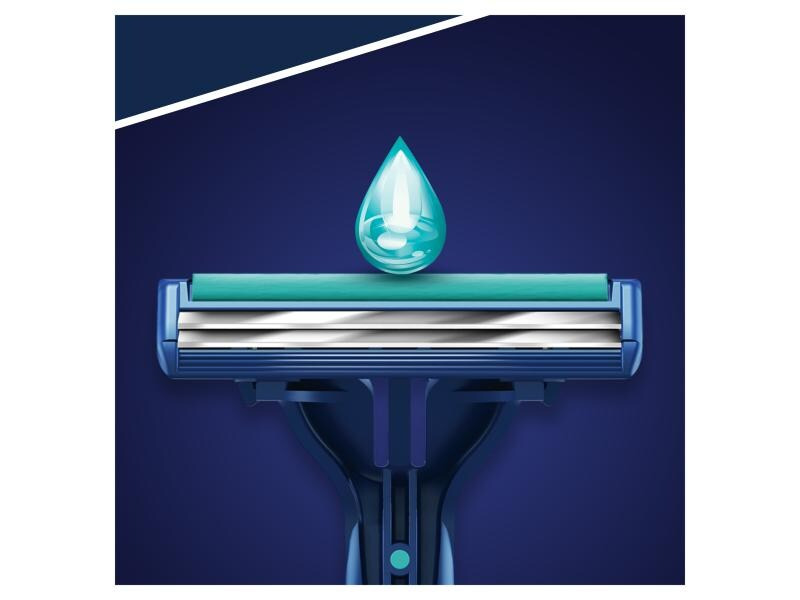 Gillette Herrenrasierer Blue II Plus Slalom Einweg 10 Stück
