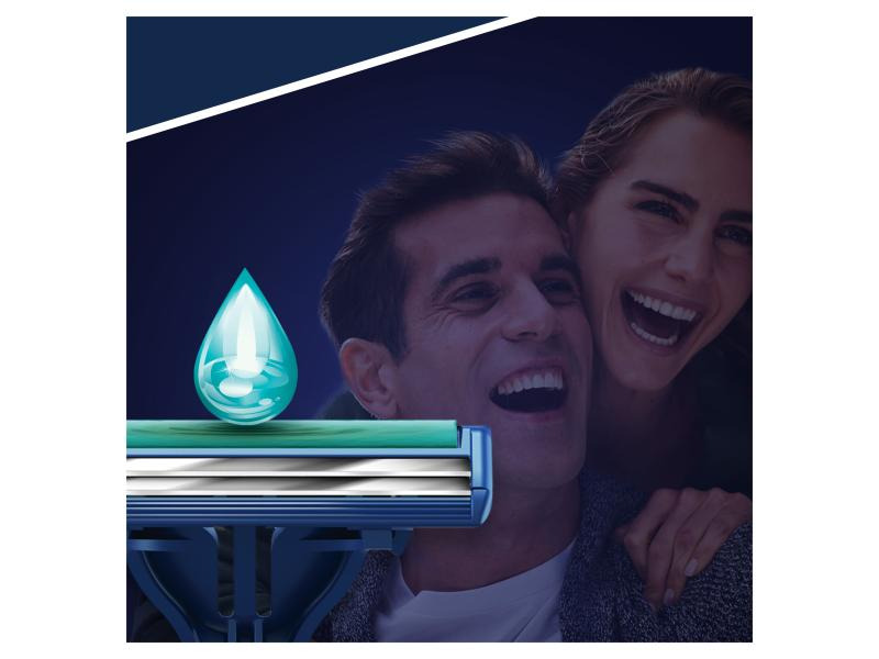 Gillette Herrenrasierer Blue II Plus Slalom Einweg 10 Stück