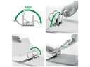 Leitz Ordner Swiss Edition 180°, 5.2 cm, A4, Rot