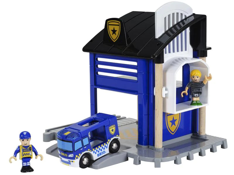 BRIO BRIO World Polizeistation mit Einsatzfahrzeug