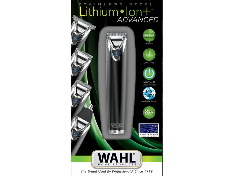 Wahl Bart- &amp;  Haarschneider 09864 Stainless Steel Advanced