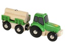 BRIO BRIO World Traktor mit Holz-Anhänger