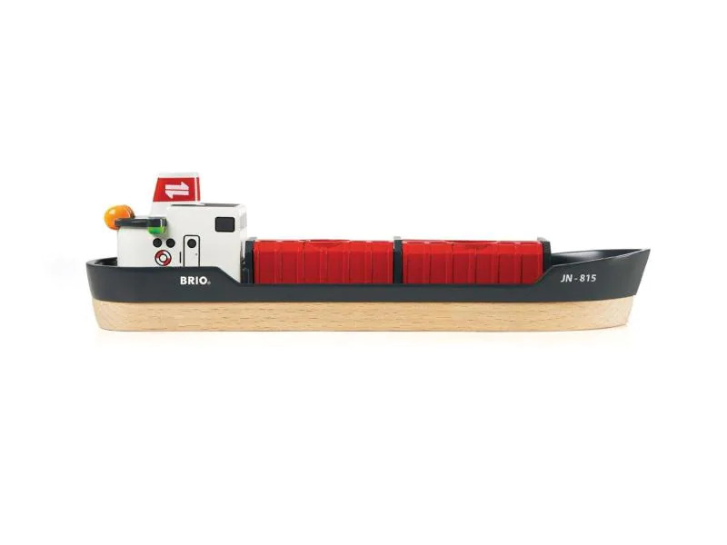 BRIO Eisenbahn Container Hafen Set