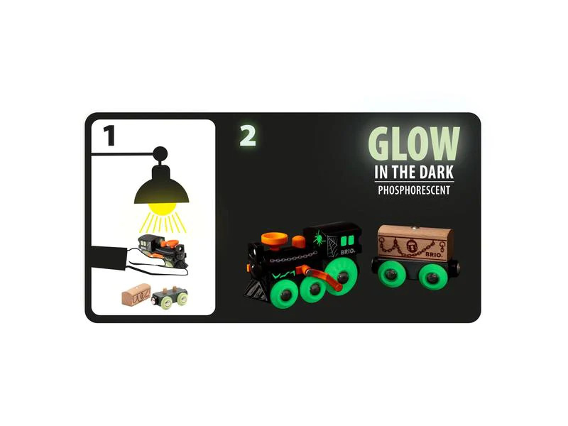 BRIO Eisenbahn Geisterzug Glow in the Dark