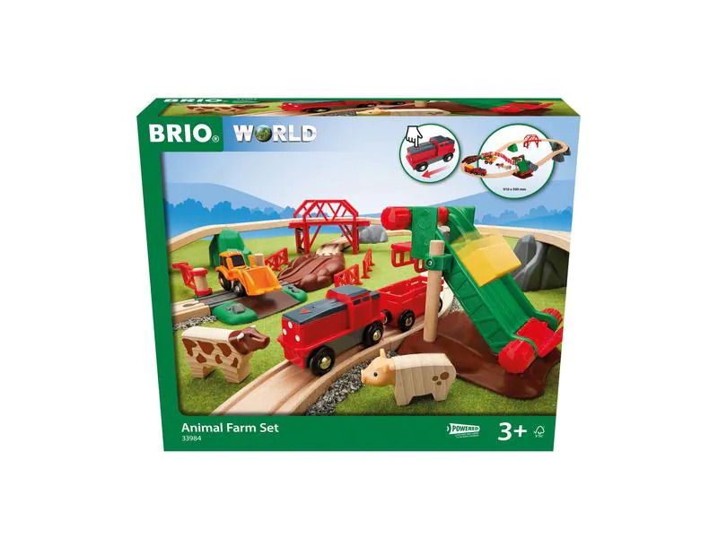 BRIO Eisenbahn Grosses Bauernhof-Set
