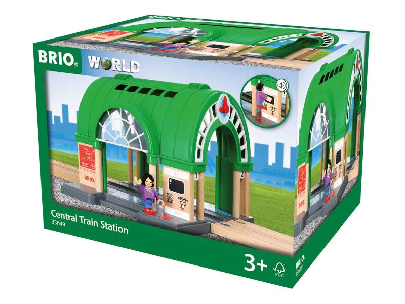 BRIO Eisenbahn Hauptbahnhof mit Ticketautomat