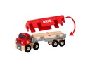 BRIO Eisenbahn Holztransporter mit Magnetladung