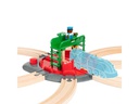 BRIO Eisenbahn Lok-Drehscheibe mit Kontrollbrücke
