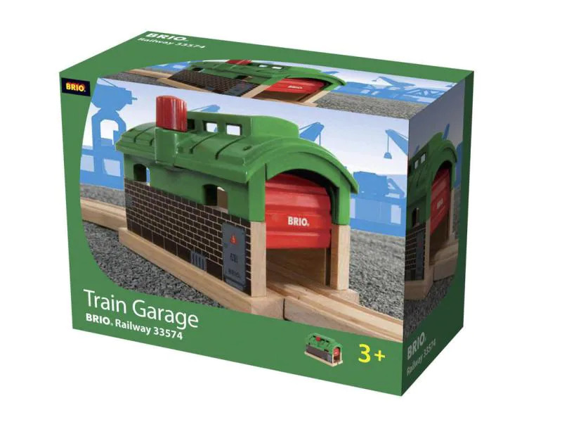 BRIO Eisenbahn Lokschuppen mit Rolltor