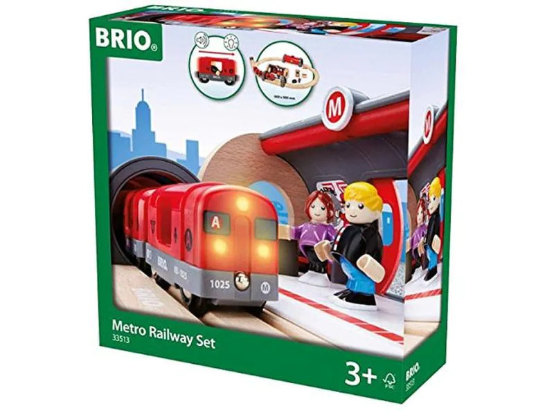 BRIO Eisenbahn Metro Set