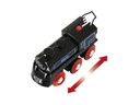 BRIO Eisenbahn Schwarze Akku-Lok mit Mini-USB