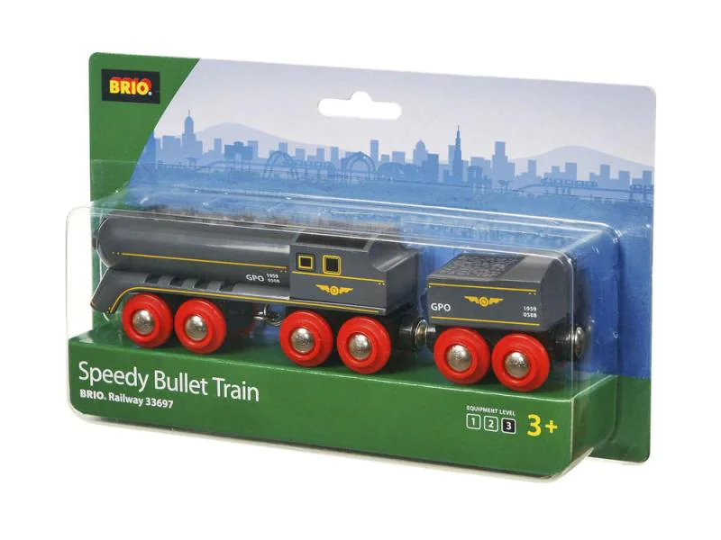 BRIO Eisenbahn Schwarzer Kugelblitz