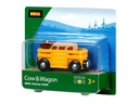 BRIO Eisenbahn Tierwagen mit Kuh