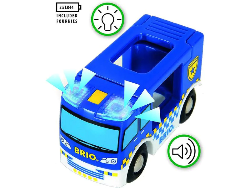 BRIO Polizeiwagen Light &amp; Sound